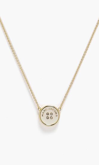 BUTTON PENDANT NECKLACE