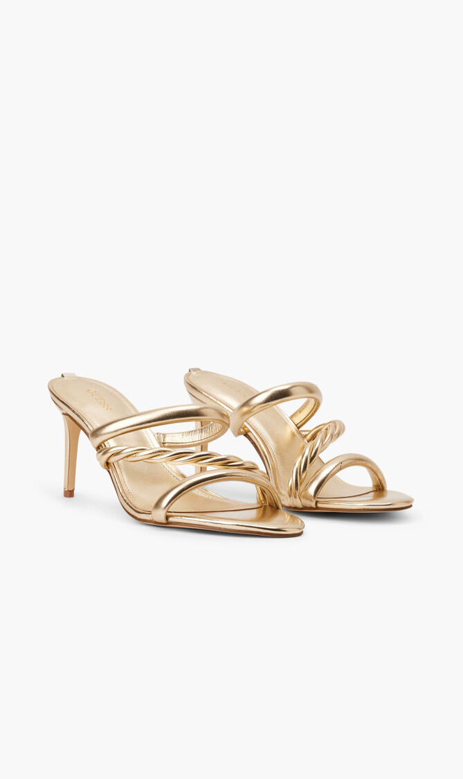 SUPER SOFT STRETCH PU STRAP MULE