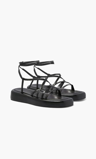 Lace-Up Platform Sandal