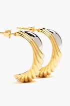 Ridge Oversized Stud Earrings