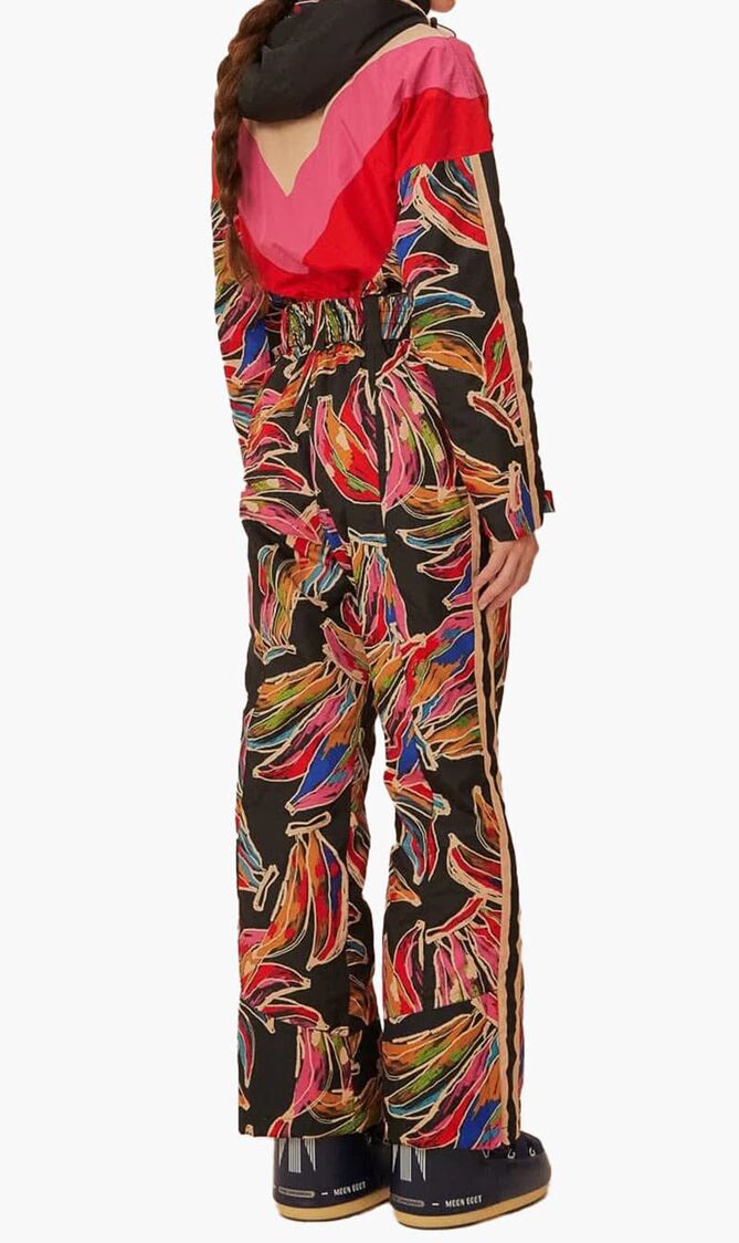 Artsy Banana Print Ski Suit