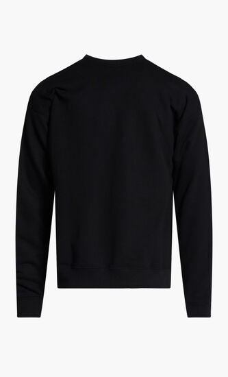 SWEATSHIRT FABRIC SWEATSHIRT + WRITING VERSACE IN MESH POLY WITH FRAMIS