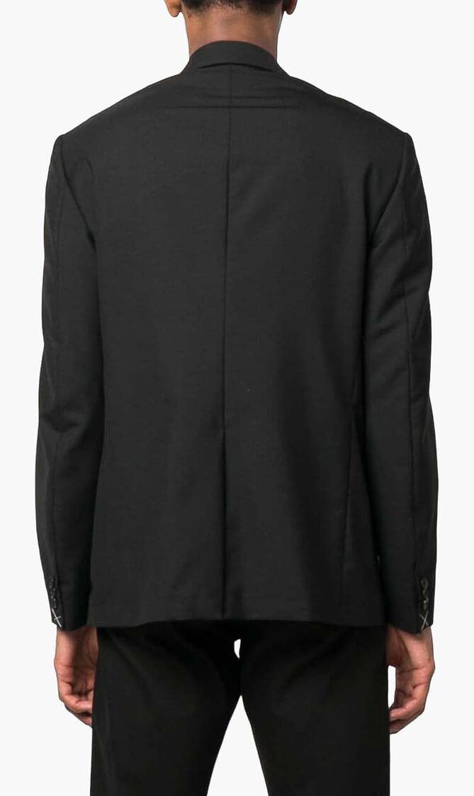 Single Breasted Wool Blend Jacket