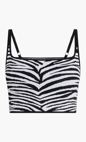 ZEBRA SPINE TRUE CROP TOP
