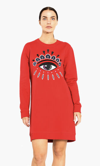 Classic Eye Sweatshirt Dress