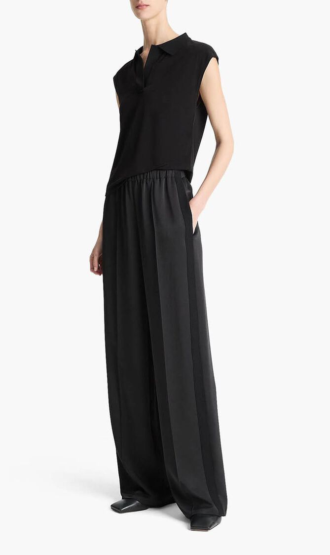 MID RISE SIDE STRAP PULL ON PANT