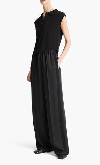 MID RISE SIDE STRAP PULL ON PANT