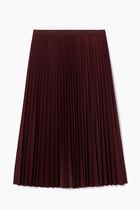 Elasticised Waist Pleated Skirt