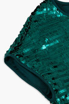 Cascading Sequin Top