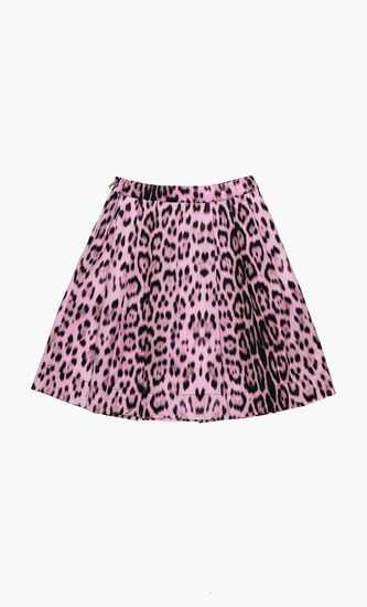 Printed Popeline Skirt