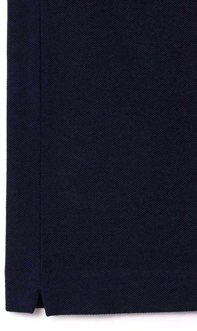 SHORT SLEEVED RIBBED COLLAR SHIRT