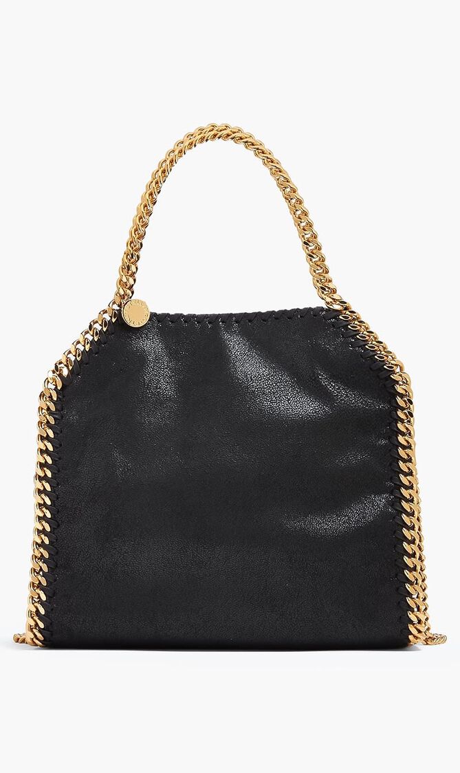 Mini Tote Eco Shaggy Deer W/Gold Color Chain