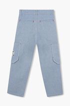 Pants with Brand Logo Print
