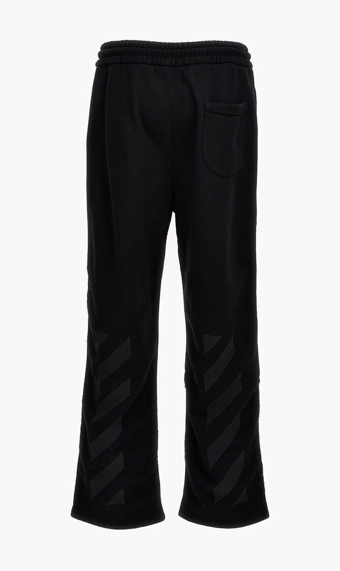 CORNELY DIAGS SWEATPANT BLACK WHITE