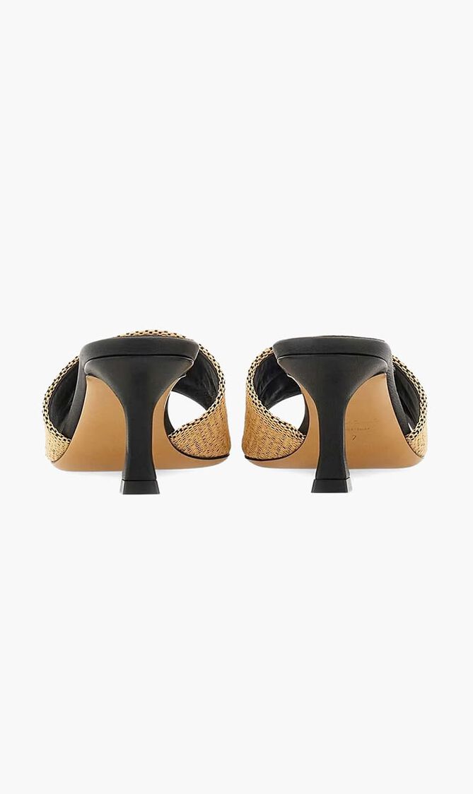 Zenobia 55 Logo Jacquard Mules
