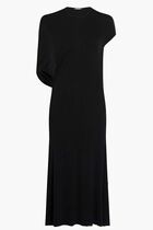 Asymmetric Draped Dress