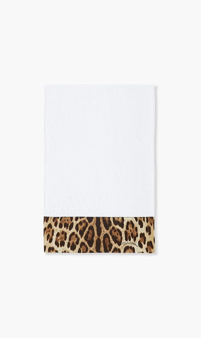 DGA LEOPARD 5 PIECES BATH TOWELS SET