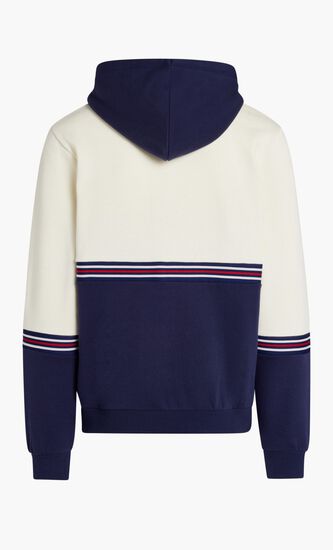 RALPH COLOUR BLOCK HOODY