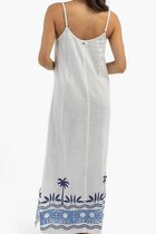 Santorini Sun Printed Maxi Dress
