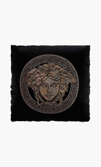 VSC STUDDED MEDUSA CUSHION BLACK