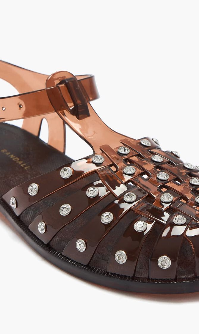 RHYS JELLY SANDAL WITH CRYSTAL