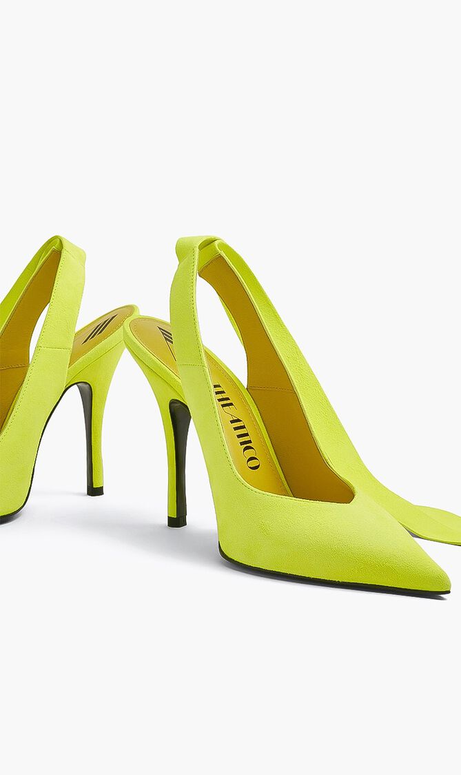 Ribbon Slingback Heels