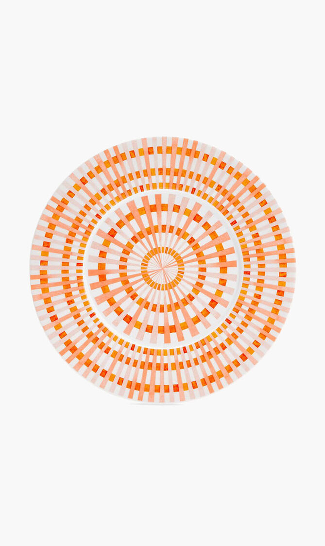 Terra Rosa Salad Plate Round Orange 21cm