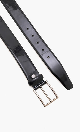 Glossy Leather Belt