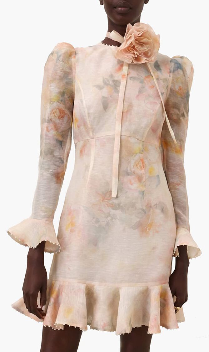 CRUSH FLOWER MINI DRESS