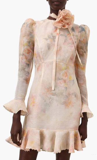 CRUSH FLOWER MINI DRESS