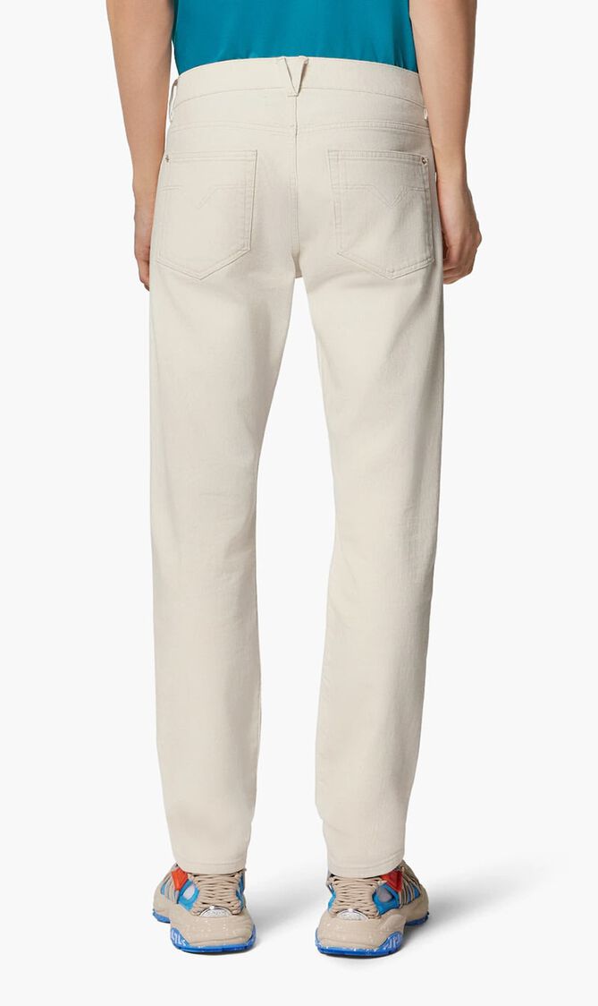 PANT DENIM ECRU STRETCH RINSED DENIM