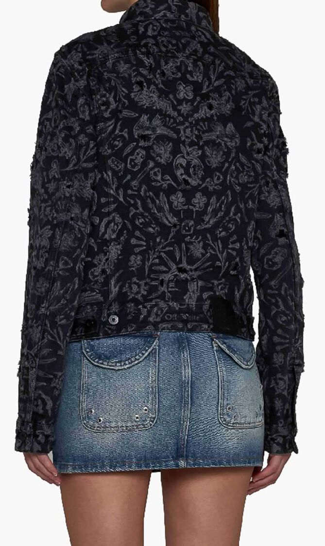 TATTOO REGULAR JKT VINTAGE BLACK WHITE