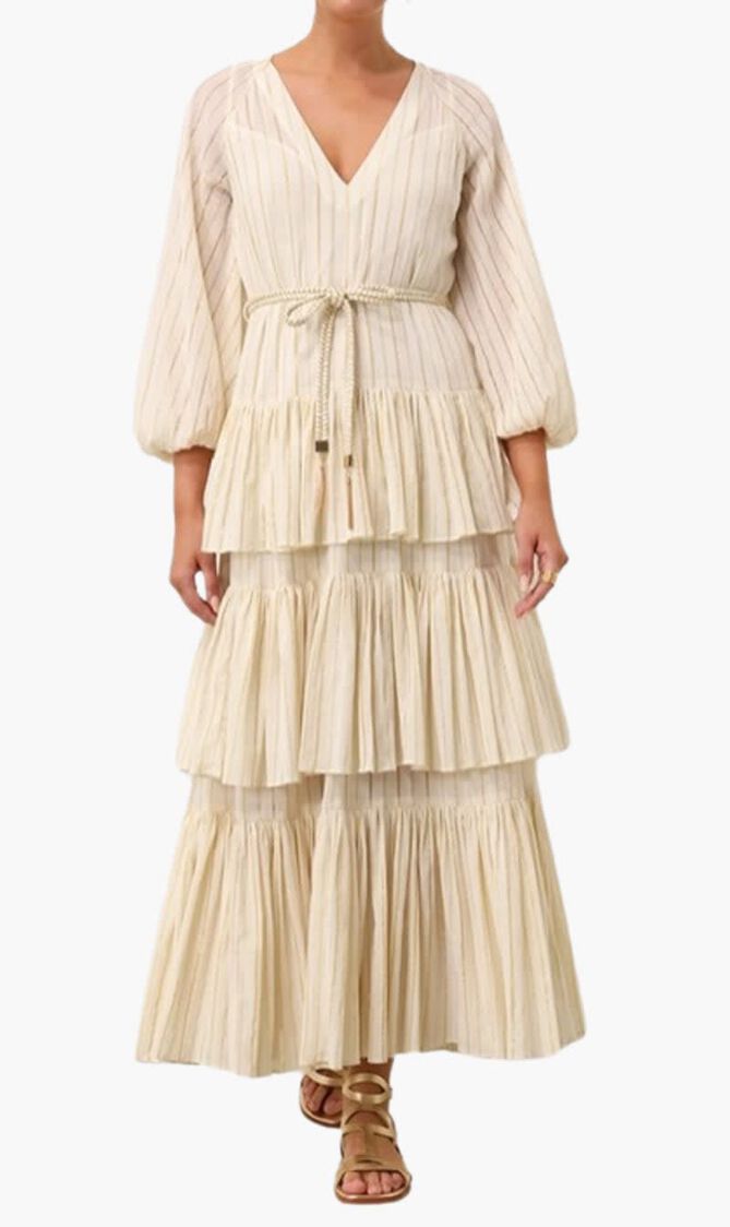 Waverly Tiered Midi Dress