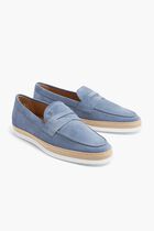 Suede Slip On Loafers