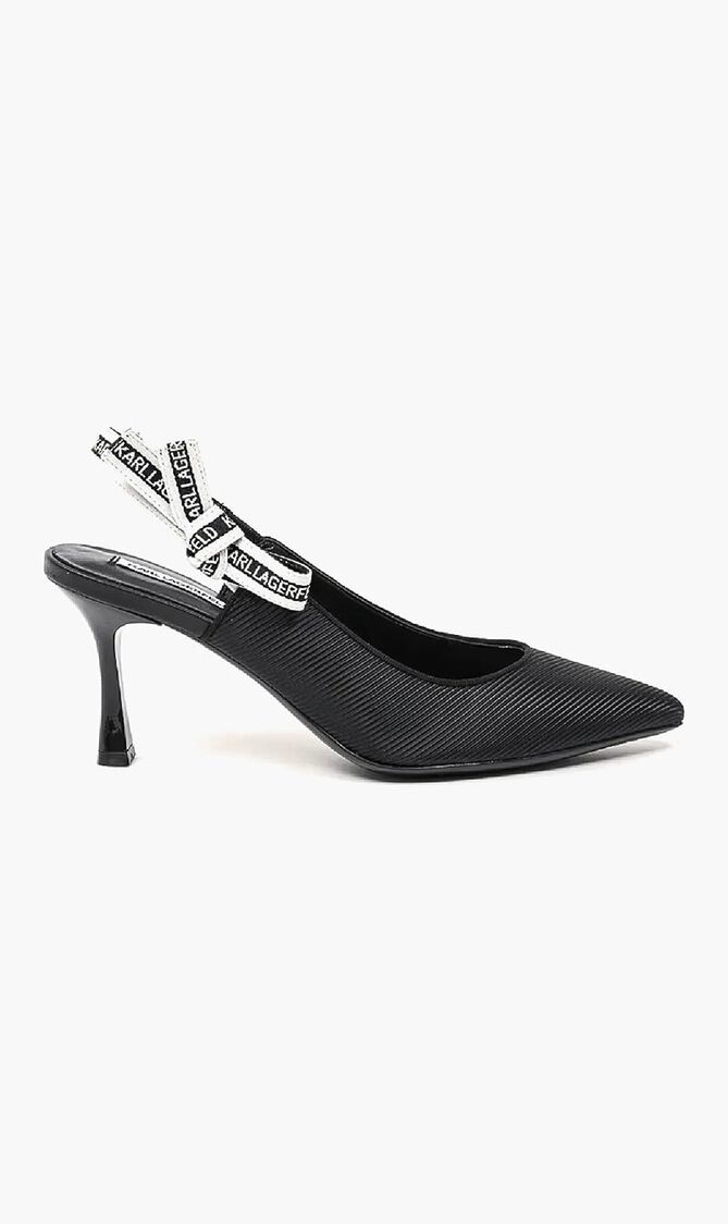 Sienna Ribbon Leather Slingbacks