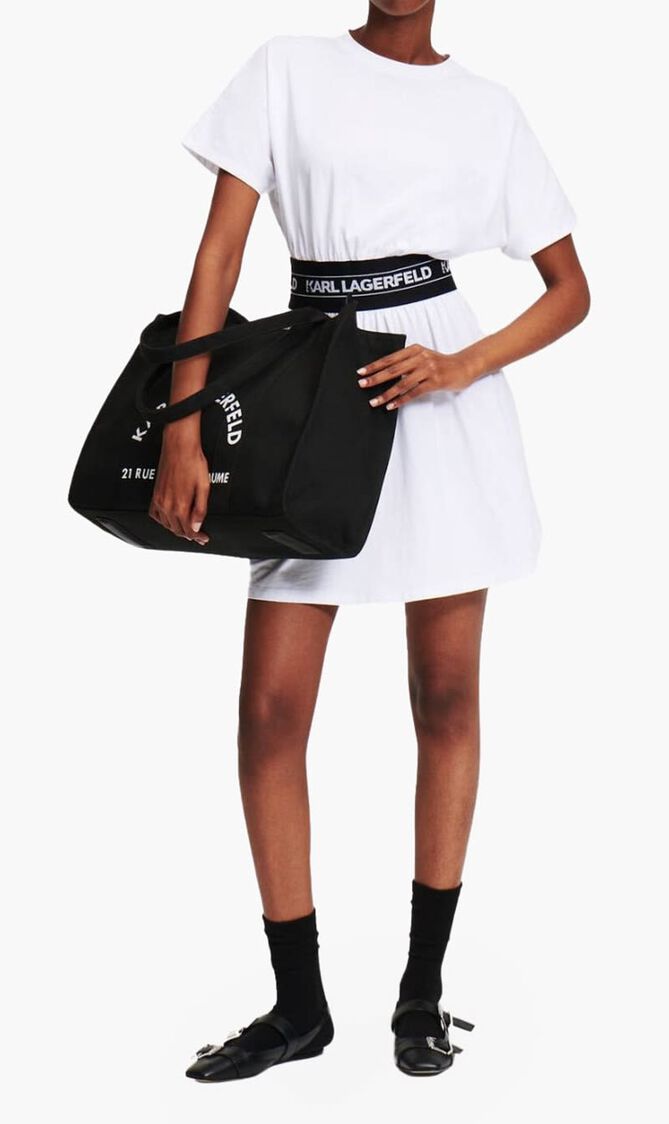 Logo Tape T-shirt Dress