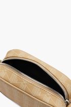 Monogram print cross body bag