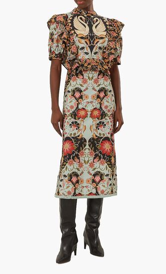 Flowing Beauty Midi Dress
