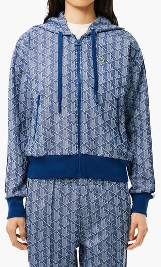 Jacquard Monogram Hoodie