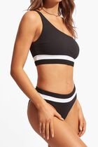 Slice Of Splice One Shoulder Top
