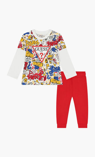 Set Ls T-Shirt+Active Pants