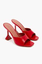 LUPITA SLIPPER OSTRICH SUNSHINE 95 MM CL HEEL