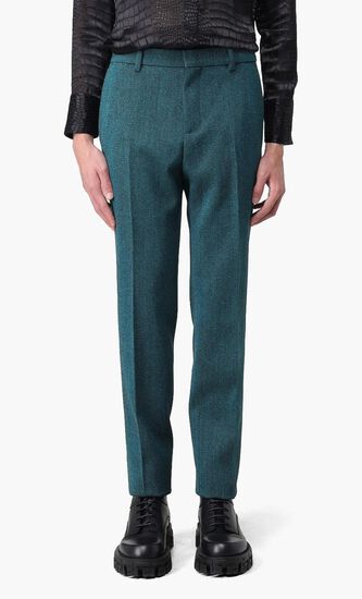 Wool Blend Tailored Pants