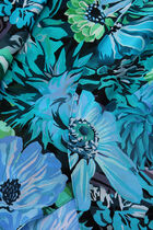 Floral Print Silk Dress