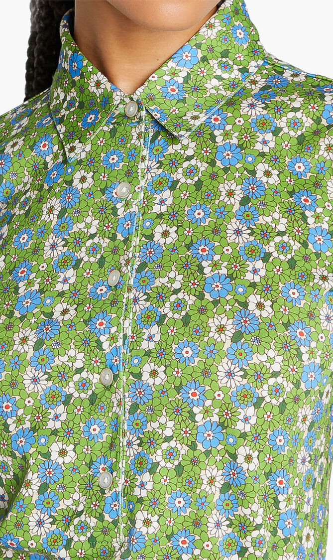 TORY SPORT MERCERIZED COTTON PRINTED POLO