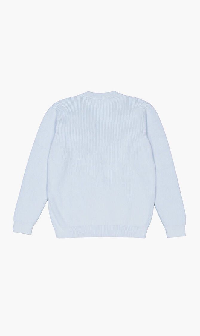 KNIT SWEATER EMBROIDERY VERSACE 1978 RE-EDITION LOGO