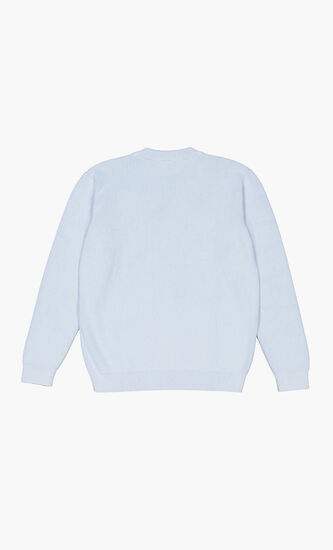 KNIT SWEATER EMBROIDERY VERSACE 1978 RE-EDITION LOGO