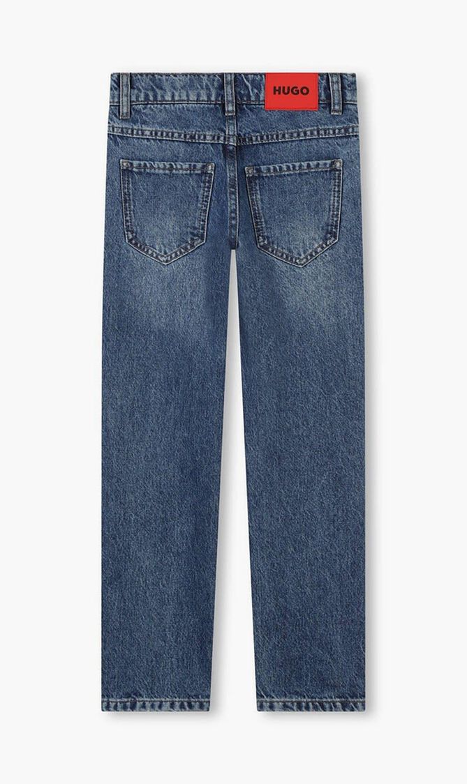 Monogram Print Jeans