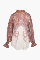 RHIANNON TIE NECK BLOUSE