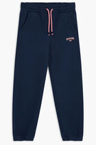 GAETANNE PANTALON CR24 FLEVBQLOGO EMB BLEU MARINE